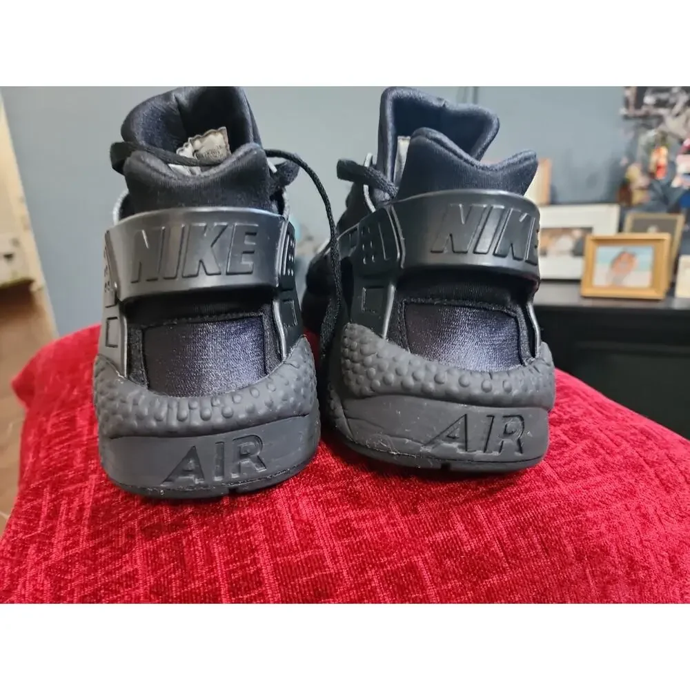 Nike Air Huarache Run Triple Black Size 8 M